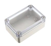sourcing map 83 x 58 x 33mm Boîte de jonction en plastique ABS électronique étui Clair