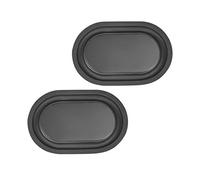 sourcing map 87 × 60mm Haut-Parleur Passif Radiateur Plaque Vibrante Subwoofer Vibration Membrane, DIY Bass, Basse Fréquence 2 pcs