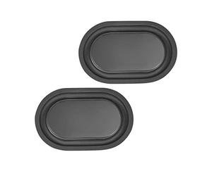sourcing map 87 × 60mm Haut-Parleur Passif Radiateur Plaque Vibrante Subwoofer Vibration Membrane, DIY Bass, Basse Fréquence 2 pcs