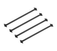 sourcing map 89.5mm Voiture Dogbone Arbre Transmission pour 1/10 RC Voiture Camion Noir 4Pcs