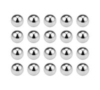 sourcing map 8mm Billes Acier Chrome Solide pour Roue Vélo Moyeu VTT 20pcs | Roulement à Billes Précision Billes G10 pour Porte-clés Roue