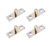 sourcing map 8mm Diamètre Coulissante Porte Suspendue Ronde Roue Guide Localisateur 4pcs