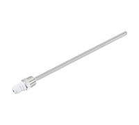 sourcing map 8mm Diamètre G1/2 Puits Thermométrique Sans Soudure Acier Inoxydable 201 250mm Longueur pour Bière Fermenteur