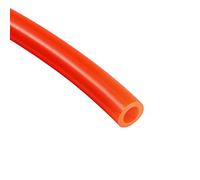 sourcing map 8mmx5mm Tuyau Flex PU air pneumatique 5 mètres tube 16,4' Orange
