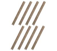 sourcing map 8Pcs 5/16X3" Tige Filetée en Acier au Carbone, Vis Entièrement Filetée en Zinc Coloré pour L'Assemblage de Meubles de Jardin et de Rampes