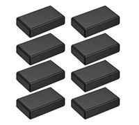 sourcing map 8pcs 58x35x15mm plastique électrique Boîtier jonction bricolage boîte noir