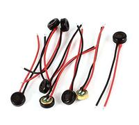 sourcing map 8pcs Câble Double Microphone Électret condenseur Pick-up 4mm x 2mm