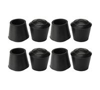 sourcing map 8pcs Embout Pied Chaise Bouchon Tampon Capuchon Protection Jambe Meuble Plancher Anti-dérapant en Caoutchouc Diamètre Intérieur 16mm