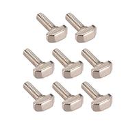 sourcing map 8pcs goujon vis coulissante acier carbone Filetage M6 20mm vis Série 30