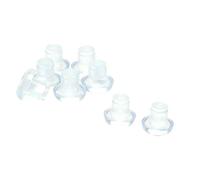 sourcing map 8pcs Pare-choc de Table en Verre Tige Patin de Protection Meuble Patio Anti-collision Anti-bruit Souple Intégré Transparent Glisse 8mm