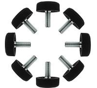 sourcing map 8pcs Pieds de Nivellement Meuble Réglable Pied Réglable Jambe Pied de Table Chaise Base Protection Plancher M8 x 20 x 30mm