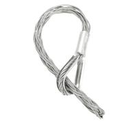 sourcing map 9-12 mm OD Câble Tirant Chaussettes Grip 0,37 m Tête Unique Tirage Latéral Grillage Grillage Chaussettes Grip Outils de traction de Fil en Acier Inoxydable