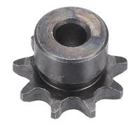 sourcing map 9 Dents Pignon Type B Simple Brin 3/8" Pas 8mm Alésage A3 Carbone Acier pour ISO 06B