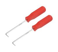 sourcing map 90 Degré Pick Crochet 5.51" Tireur Décapant Déménagement Outil pour Huile Joints/Joints Toriques, Joint, Tuyau 2Pcs