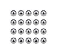 sourcing map 9mm Billes Acier Carbone pour Roue Vélo Moyeu VTT Roulement à Billes Précision Billes 100Pcs