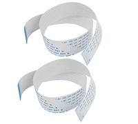 sourcing map A Type 2pcs 0.5mm Bornes 40 FFC FPC câble plat flexible, cordon 40 cm long