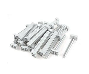 sourcing map A15080400ux0550 25 pcs Montage vertical PCB Circuit logement pour carte Barre de support pour rail de guidage