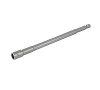 sourcing map A16011600ux0875 150 mm de long 7 mm magnétique hexagonale tourne-écrous Lot Adapter - Gris Argenté