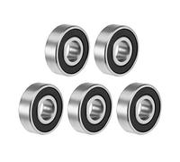 sourcing map ABEC-3 Roulement billes 6201-2RS 32x12x10mm 5pcs