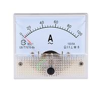 sourcing map AC 0-100A Analog Panneau Ampèremètre Gauge Ampere Courant Mètre 85L1