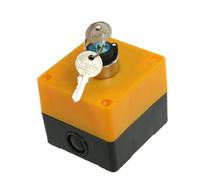 sourcing map AC 240V 3A 2 positions NO Contact Serrure à clé Rotatif Commutateur