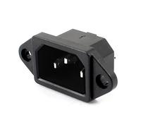 sourcing map AC 250 V/10 A, IEC 320 C14 mâle 3 Broches connecteur fiche-Power Panel