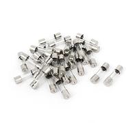 sourcing map AC 250V 6.3A Lente Fusion Actif Type Verre Tube Fusibles 5mm x 20mm 30 pièces
