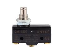 sourcing map AC 380V 15A SPDT Momentary High Push Plunger Micro Switch Microswitch