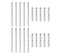 sourcing map Accessoire Montre, Tubes et broches pour bracelet de montre en acier inoxydable, 1.3mmx16mm