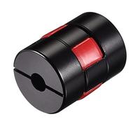 sourcing map Accouplement Arbre 5mm à 6mm Alésage L25xD20 Aluminium Alliage Flexible Coupleur Joint pour Servo Moteur pas à pas