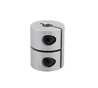sourcing map Accouplement d'arbre 6mm à 6mm coupleur 25x20 moteur de Joint en alliage d'aluminium pour imprimante 3D CNC Machine bricolage encodeur