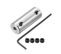 sourcing map Accouplement d'arbre L26xD10 Moteur Roue Coupleur Rigide Connecteur avec Clé À Tête Hexagonale 2mm à 3mm