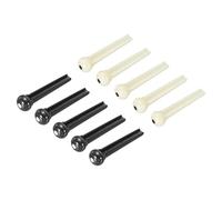 sourcing map Acoustique Guitare Chevalet Goupilles Chevilles, Plastique Guitare Cordes Goupilles Remplacement, Beige Noir pour Acoustique Guitare Paquet de 36Pcs