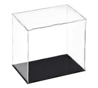 sourcing map Acrylique Transparent Display Boîte Boîte Antipoussière Protection Vitrine Cube Objets Collection Exposition Boîte 25x15x25cm