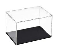 sourcing map Acrylique Transparent Display Boîte Boîte Antipoussière Protection Vitrine Cube Objets Collection Exposition Boîte 30x20x20cm