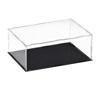 Sourcing Map Acrylique Transparent Display Boîte Protection Vitrine Objets Collection Exposition 30x20x10cm