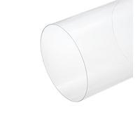 sourcing map Acrylique Tuyau Transparent Rigide Rond Tube 195mm ID 200mm OD 10" pour Lampes et Lanternes, Eau refroidisement Système