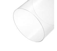 sourcing map Acrylique Tuyau Transparent Rigide Rond Tube 195mm ID 200mm OD 6" pour Lampes et Lanternes, Eau refroidisement Système