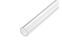 sourcing map Acrylique Tuyau Transparent Rigide Rond Tube 21mm ID 25mm OD 14" pour Lampes et Lanternes, Eau refroidisement Système