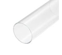 sourcing map Acrylique Tuyau Transparent Rigide Rond Tube 51mm ID 55mm OD 6" pour Lampes et Lanternes, Eau refroidisement Système