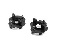 sourcing map Adaptateur De Porte-Lampe Projecteur H7 LED Pour Golf 5-2Pc | Plastique, Résout Problème Installation Ampoule LED/HID Dans Support Projecteur, Remplacement Ampoule D'origine