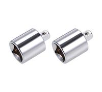 sourcing map Adaptateur Douille Augmentateur Réducteur 1/2 Pouce 2Pcs | Femelle à 1/4 Pouce Mâle Cr-V Acier