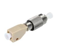 sourcing map Adaptateur fibre optique FC/UPC mâle-LC/UPC femelle, adaptateur Simplex multimode 50/125, FC/UPC-LC/UPC, pour connecteur Internet réseau, 1 pièce