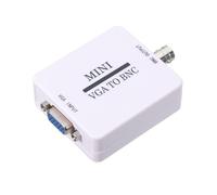 sourcing map Adaptateur VGA vers Bnc - Boîtier de Câble Vidéo ABS - Convertisseur de Numérisation Vidéo HD Externe pour TV, Moniteur, Projecteur, Audio