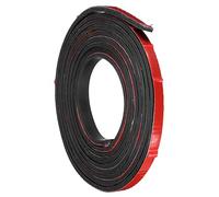 sourcing map Adhésif Caoutchouc Bandes, 10mm(W) x3mm(T) x2.5m(L) Solide Néoprène Caoutchouc Feuille Rouleaux avec Adhésif Support pour DIY Joints Scellés coussins Artisanat