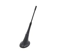 sourcing map Adhésif Plast Noir Toit Véhicule Base Antenne Antenne Décorative 6,7" Haute