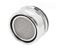 sourcing map Aérateur de Robinet Mousseur filtre Aérateur Buse 24 mm filetage ton argent