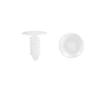 sourcing map 100pcs 7,6mm Diamètre Trou Plastique Auto Voiture Fixation vis retenue Rivet Agrafe Capot
