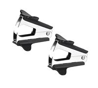 sourcing map Agrafeuse Extracteur Outils Agrafeuses Extracteur Acier Mâchoire pour Bureau Maison Bureau Fourniture Accessoire Noir Paquet de 2