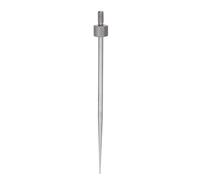 sourcing map Aiguille points Contact points R0.2 M2.5 Fil 51mm Longueur 303 Acier Inox pointsu Tête pour Compositeur Numérique Indicateurs Profondeur Gauge